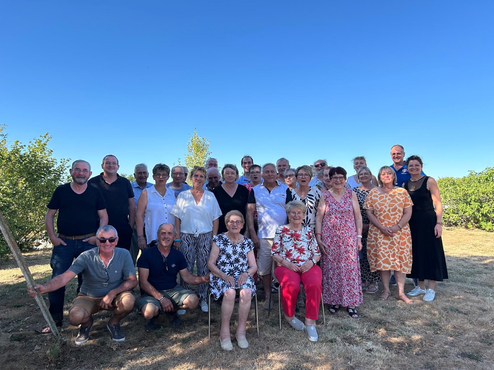 Les participants au repas